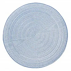 Rond vloerkleed - Ferragudo (blauw)