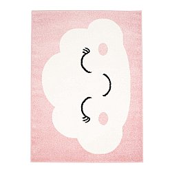 Kindervloerkleed - Bubble Smile (roze)