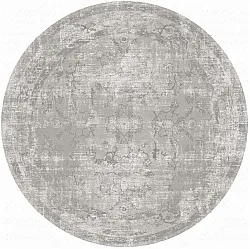 Rond vloerkleed - Gombalia (grijs)