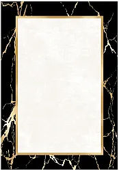 Wilton - Cerasia (zwart/wit/goud)