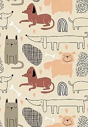Kindervloerkleed - Cats and dogs (multi)