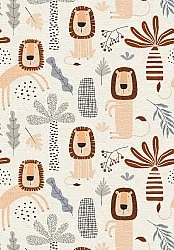Kindervloerkleed - Lion Friends (beige)