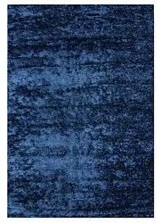 Hoogpolig vloerkleed - Cosy (donkerblauw)