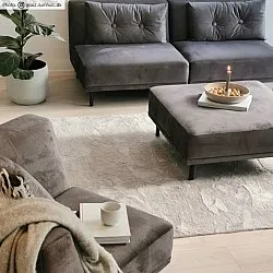 Hoogpolig vloerkleed - Aranga Super Soft Fur (grijs)