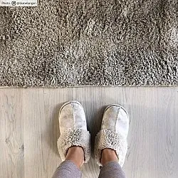 Hoogpolig vloerkleed - Soft Shine (beige)