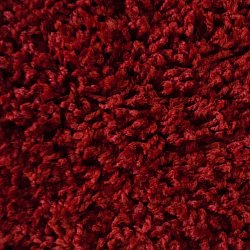 Hoogpolig vloerkleed - Trim (rood)