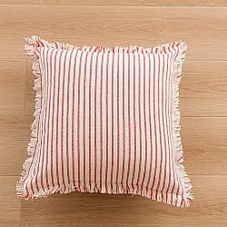 Kussensloop - Fringed (rood)