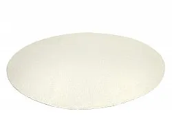 Ronde vloerkleden - Dhurry (wit)