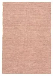 Wollen-vloerkleed - Dhurry (roze)