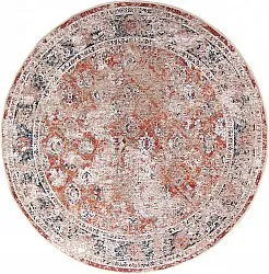 Rond vloerkleed - Douz (roze/multi)