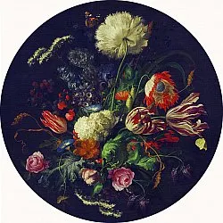 Rond vloerkleed - Rich Flowers (multi)