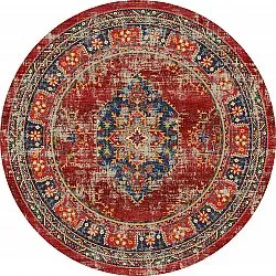 Rond vloerkleed - Soussi (rood/multi)