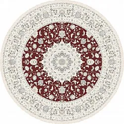 Rond vloerkleed - Arabella (bordeaux)