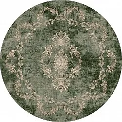 Rond vloerkleed - Taknis (groen)