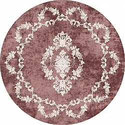 Rond vloerkleed - Taknis (rood)