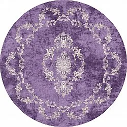 Rond vloerkleed - Taknis (paars)