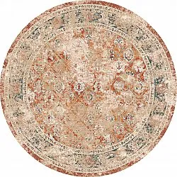 Rond vloerkleed - Douz (rood/multi)