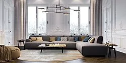 Rond vloerkleed - Zarzi (beige)