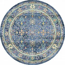 Rond vloerkleed - Livley (donkerblauw)