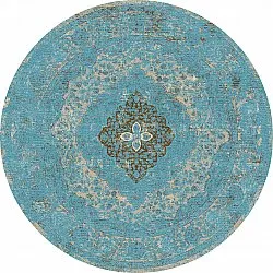 Rond vloerkleed - Lainey (blauw)