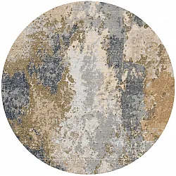 Rond vloerkleed - Travale (grijs/multi)