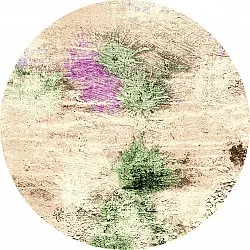 Rond vloerkleed - Dimos (beige/multi)