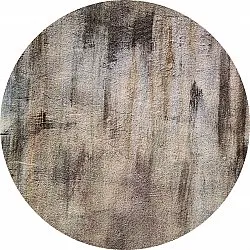 Rond vloerkleed - Polia (grijs/bruin)