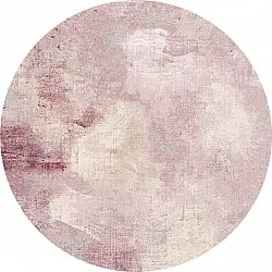 Rond vloerkleed - Mogoro (roze)