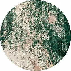 Rond vloerkleed - Tamalous (beige/groen)
