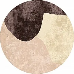 Rond vloerkleed - Lazio (bruin)