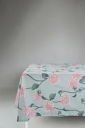 Katoenen tafelkleed - Alyssa (groen/roze)