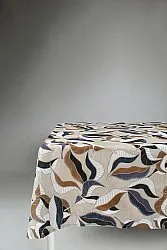 Katoenen tafelkleed - Amalie (grijs/blauw)