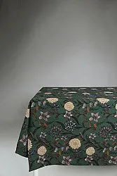 Katoenen tafelkleed - Lotten (donkergroen)