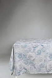Katoenen tafelkleed - Soft (blauw)