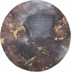 Rond vloerkleed - Sanza (grijs/multi)