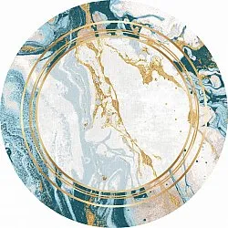 Ronde vloerkleden - Emery (blauw)
