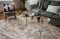 Ronde vloerkleden - Kanvas (beige)