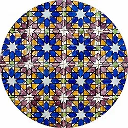 Rond vloerkleed - Rei (multi)