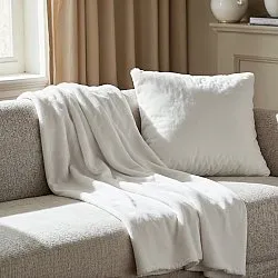 Dekens - Aranga Super Soft Throw (wit)