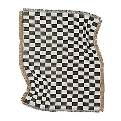 Dekens - Wallace Tapestry Blanket (zwart/wit)
