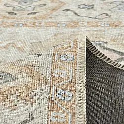 Vlakgeweven vloerkleed - Amena (beige)
