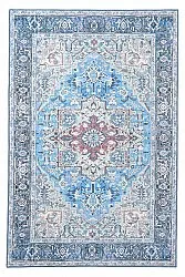 Vlakgeweven vloerkleed - Birjand (blauw)