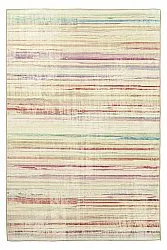 Vlakgeweven vloerkleed - Delara (beige/multi)