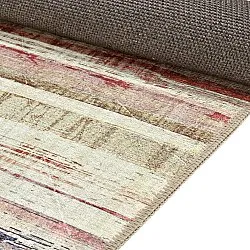 Vlakgeweven vloerkleed - Delara (beige/multi)
