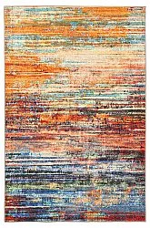 Vlakgeweven vloerkleed - Kazea (oranje/multi)