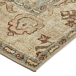 Vlakgeweven vloerkleed - Layla (lichtblauw)