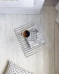 Wollen-vloerkleed - Avafors Wool Bubble (beige)