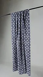 Gordijnen - Katoenen gordijn Sari (blauw)