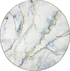 Rond vloerkleed - Genova (wit)