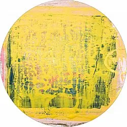 Rond vloerkleed - Lemos (geel)